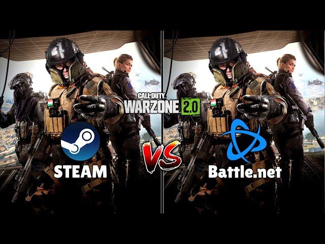 Battle.net vs Steam | Call Of Duty Warzone 2.0 - Performance Comparison