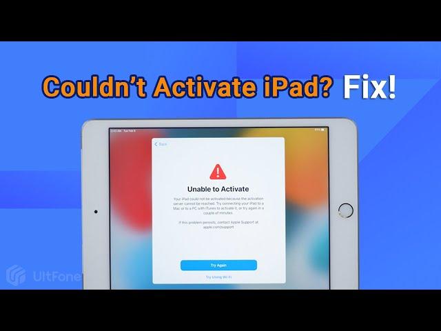 How to Fix Couldn't Activate iPad? Solved! [ Unable to Activate iPad ]