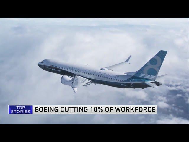 Boeing will lay off 10% of its employees as a strike by factory workers cripples airplane production