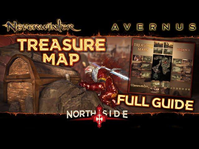 Neverwinter Mod 19 - Treasure Maps All Locations Full Video & HD Map Guide for Avernus Northside