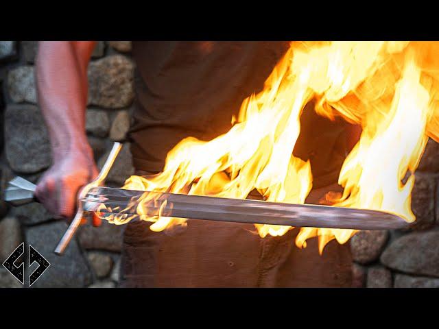 Forging the FLAMING SWORD from Game of Thrones!