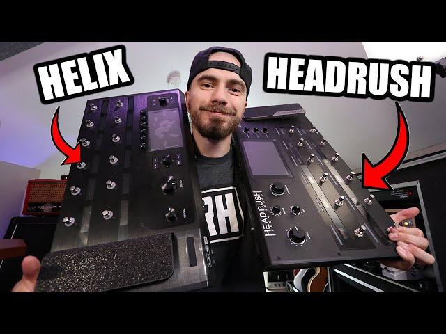 LINE 6 HELIX VS. HEADRUSH PEDALBOARD. WHICH SHOULD YOU BUY?