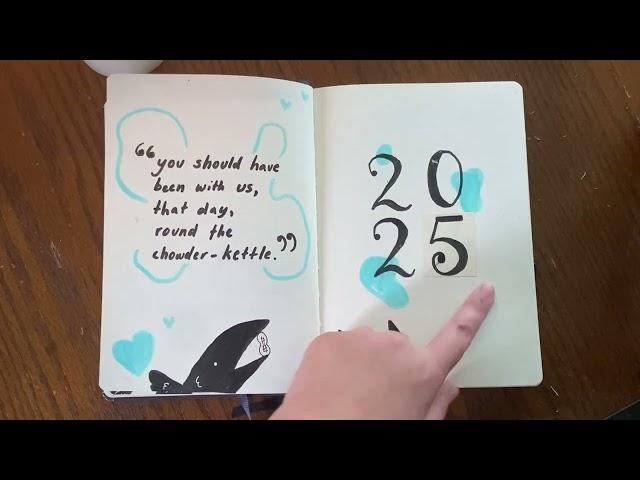 friendly 2025 bullet journal set up :)