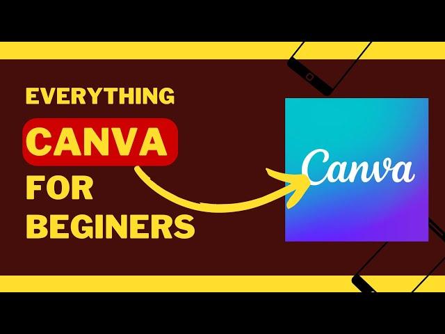 How To Use Canva App As A Beginner | CANVA TUTORIAL For Beginners | 2023