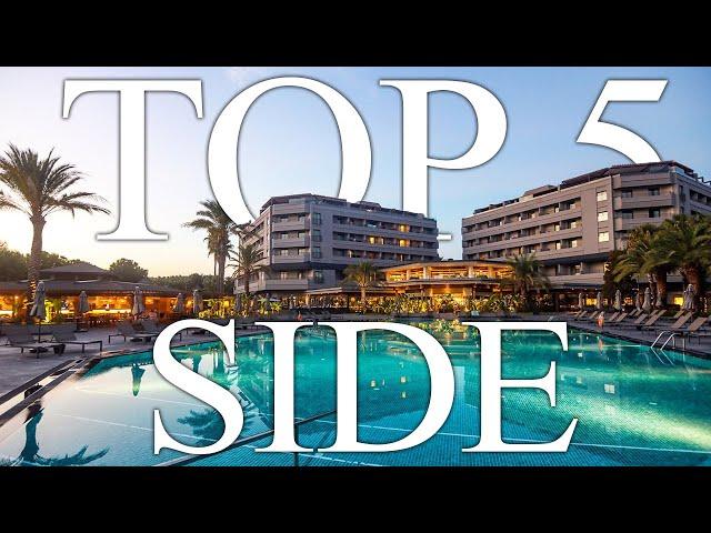 TOP 5 BEST All Inclusive Hotels in SIDE, Turkey [2023, REVIEWS INCLUDED]