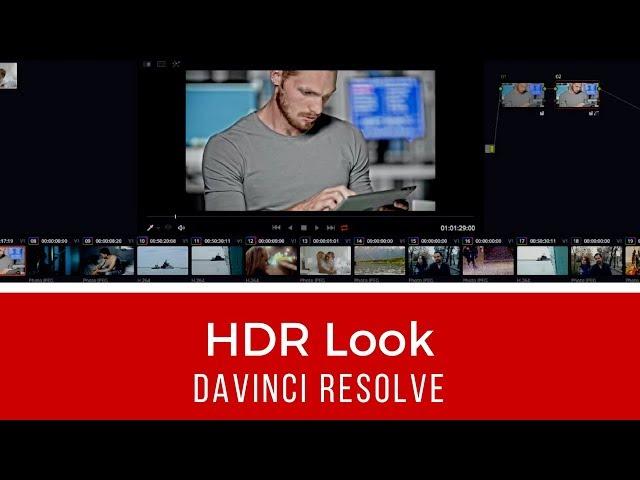 HDR Look - DaVinci Resolve 14 Tutorial