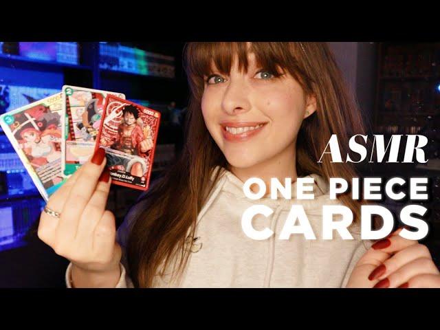 ASMR ‍️ Cozy One Piece TCG Triggers for Sleep! ~LOTS of Tapping, Crinkles & Card Shuffling!