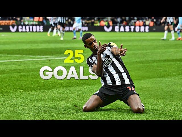 Alexander Isak - All 25 Goals for Newcastle So Far