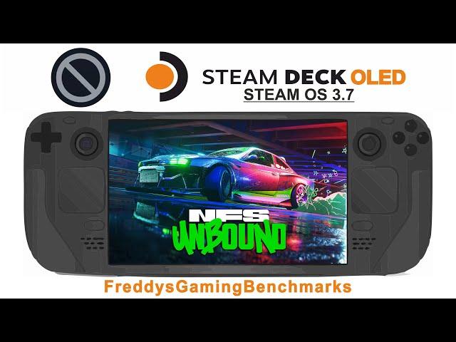 Need for Speed Unbound (Test Nov 2024) on Steam Deck OLED with Steam OS 3.7