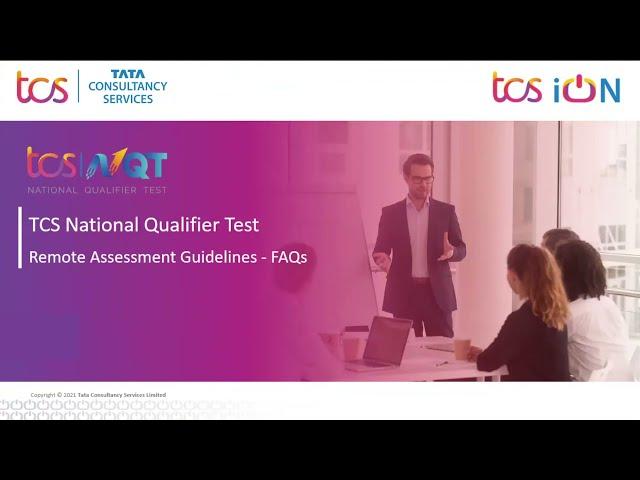 Live Q&A session on TCS National Qualifier Test (TCS NQT) - Online Remote Proctored Assessment