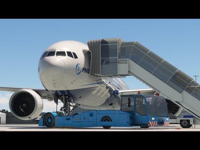 Livestream flying the PMDG Boeing 777-300 from Rotterdam to Edinburgh in Microsoft Flight Simulator