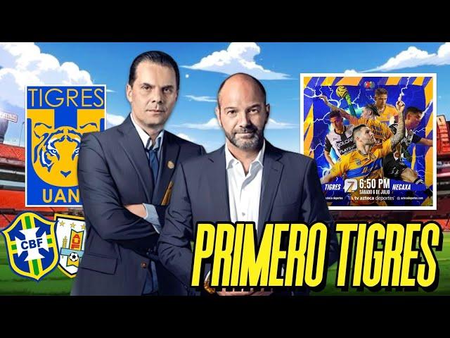 TV Azteca Deportes PREFIRIÓ a Tigres sobre el Brasil vs Uruguay 