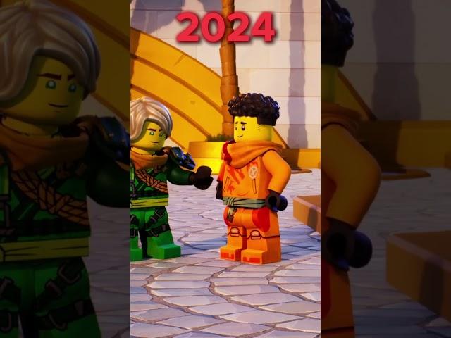 Ninjago Old Vs New Ninja Team #ninjago #nostalgia #shorts