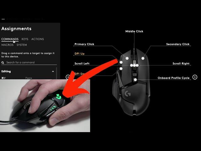 How to Setup Custom Buttons of Logitech G502 Hero Mouse