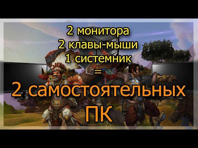  Как играть вдвоем на 1 пк? Разделяем компьютер на 2 самостоятельных пк.