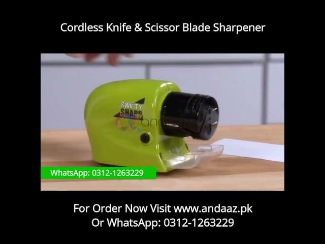 Cordless Knife & Scissor Blade Sharpener by Swift Sharp