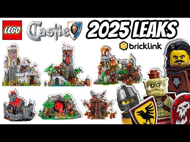 LEGO LEAKS 2025 CASTLE Sets Are Here! BrickLink Series 6 GUIDE