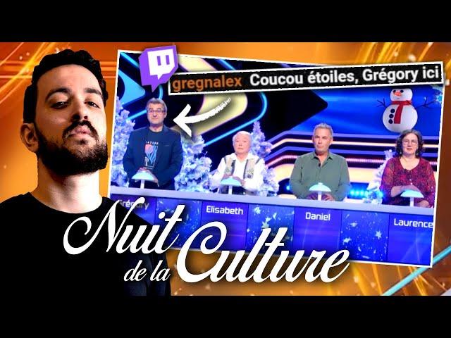 Grégory dans CULTURE CLASH ??? - Nuit de la Culture : Spéciale Masters