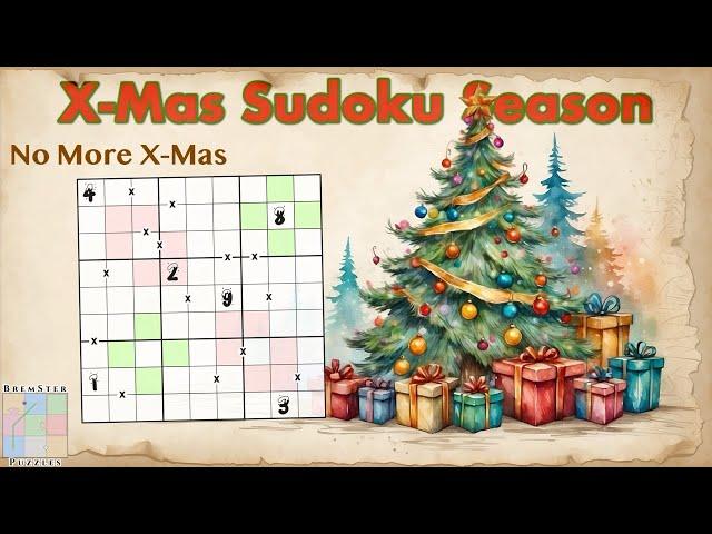 Seasonal X Sudoku : No More X-Mas