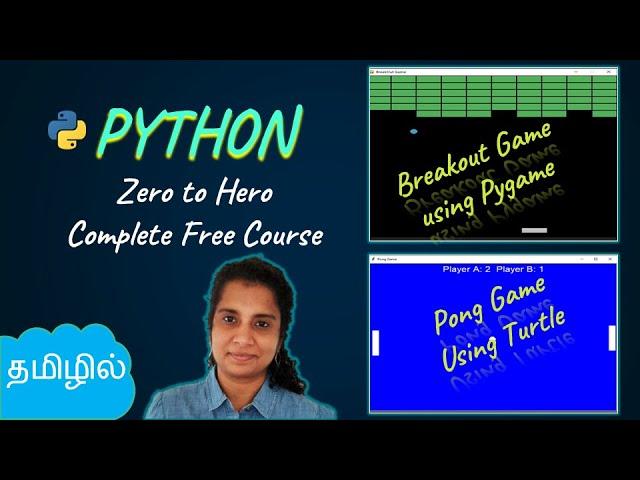 Learn Python in Tamil | Python Complete Course in Tamil | Game Development |  Logic First Tamil