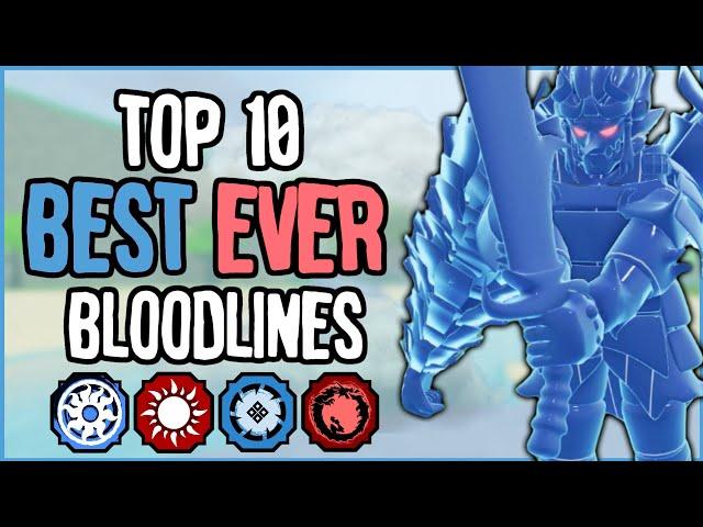 Top 10 BEST EVER Bloodlines in Shindo Life | Shindo Life Bloodline Tier List