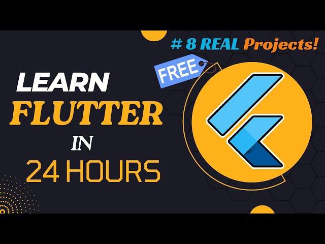  Beginner to Pro Flutter Firebase Course 2024 - with 8 REAL Projects