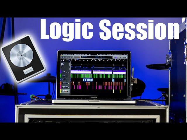 Logic Session! Click, Cues, Backing Tracks and Midi Patch Changes!