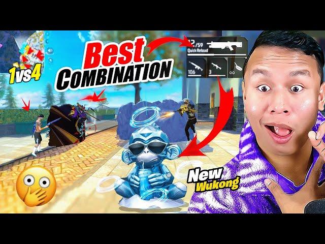 New Ice Wukong 1st Solo Vs Squad Op Gameplay  Tonde Gamer - Free Fire Max