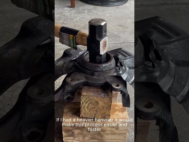 wheel bearing removal made easy