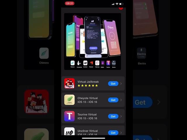 Install virtual jailbreak tools for iOS 16  #iphone #ios #ios16publicbeta