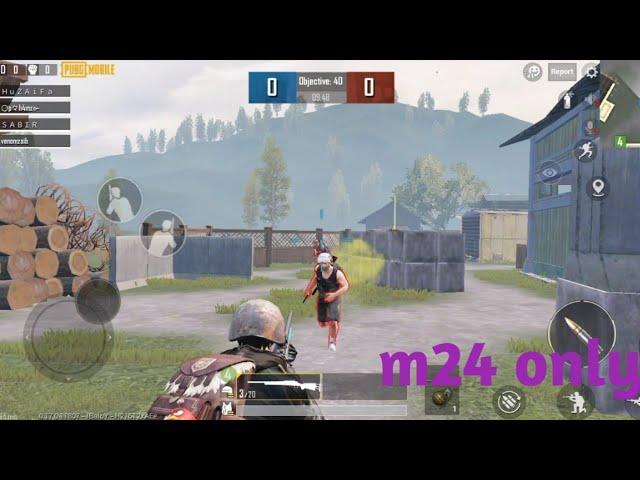 M24 ONLY TDM MATCH IN PUBG MOBILE | BALOCH GAMING