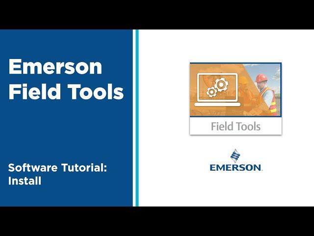 Install Emerson Field Tools Tutorial by Applied Control