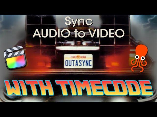 How To SYNC Audio To Video With Timecode Using Tentacle Sync Studio + FCP | Final Cut Pro Tutorial