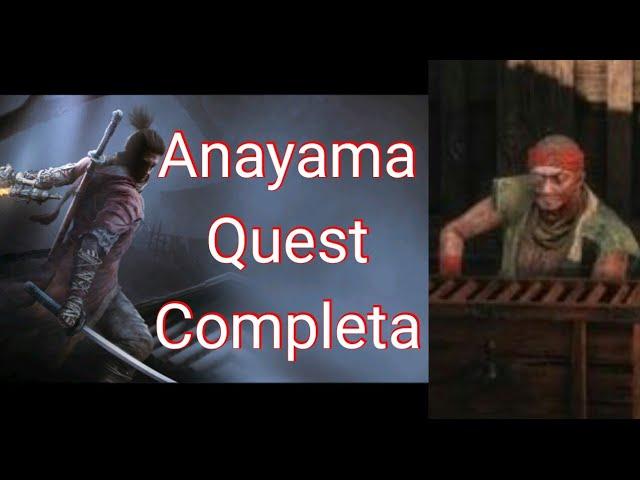 Sekiro - Anayama - Quest completa