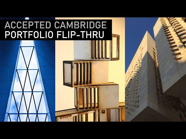 ACCEPTED Cambridge Architecture Portfolio Flip-Through