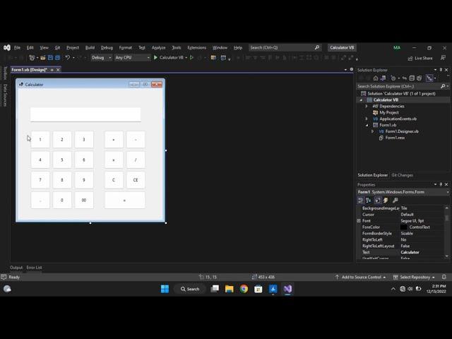 How To Make A Calculator In Visual Basic | Tech Amr