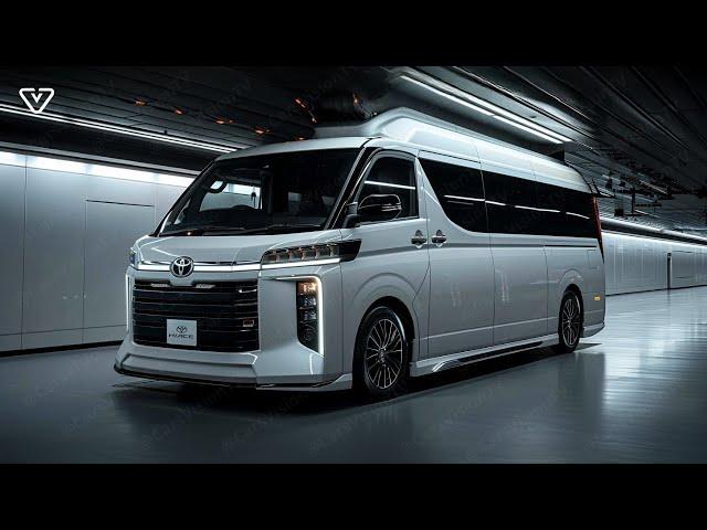 All New 2025 Toyota Hiace Revealed - The Best Mid-Size Luxury Commercial Vehicle !!