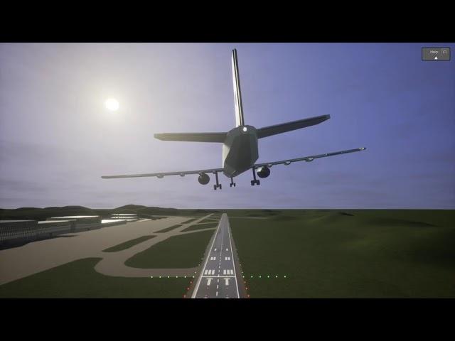 how to land a plane in brick rigs