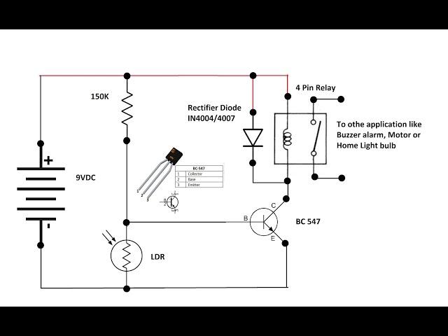 LDR With Relay Switch