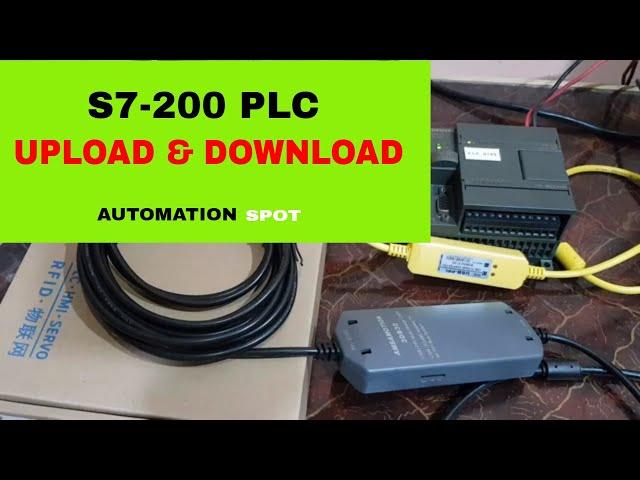 S7200 Plc Upload and Download Program with Step7 Microwin | Usb-PPI & 3DB30 Amsamotion Cable Review