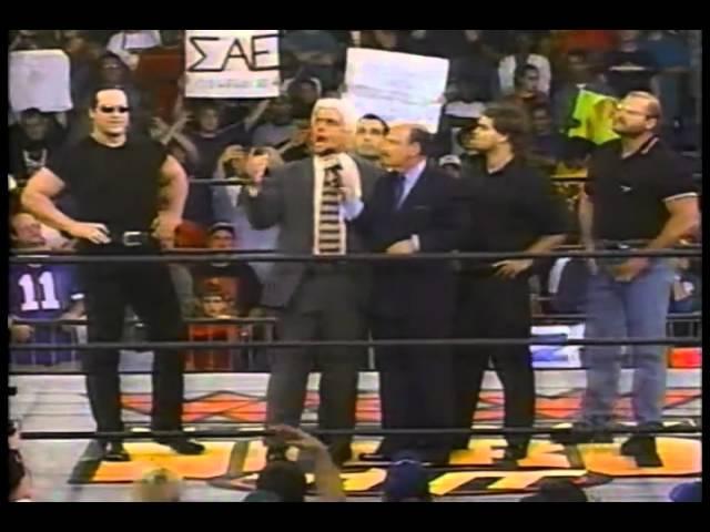 WCW Monday Nitro 9-28-98 Four Horsemen and nWo promo