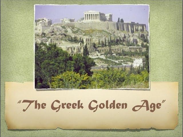 Greek Golden Age Periclean Athens -- Western Civilization Lecture