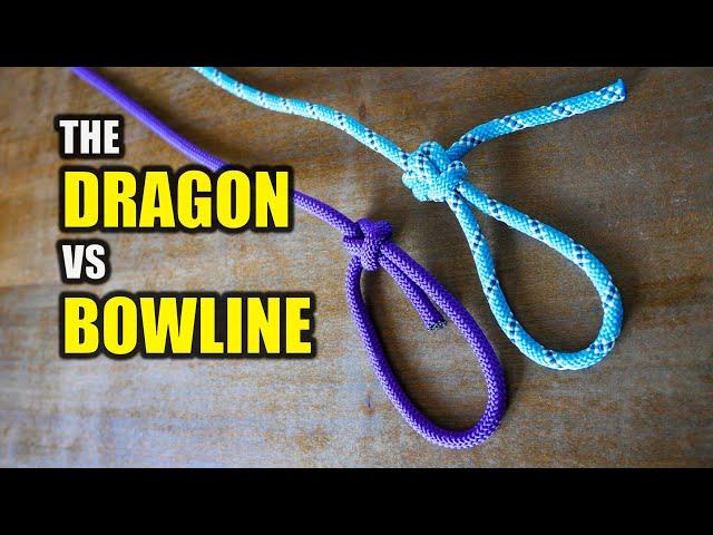 The Double Dragon Loop Knot vs the Bowline Knot