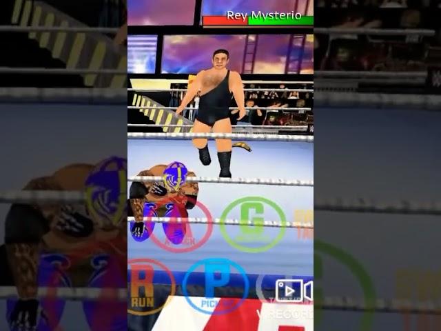 Andre the Giant hits 619 on Rey Mysterio | WR3D #Shorts