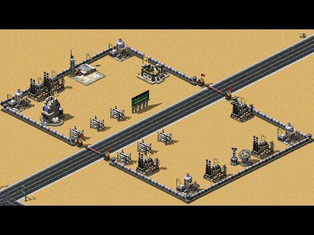 Red Alert 2 - A Desert 4 Vs 4 (Extra Hard)