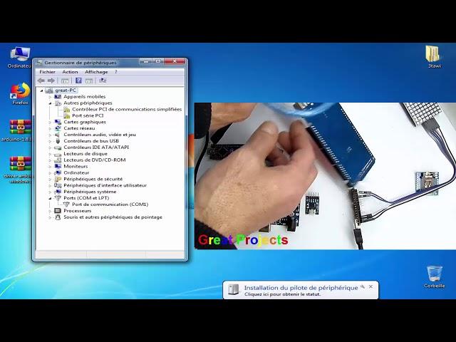 Arduino Windows USB driver installation Ch340
