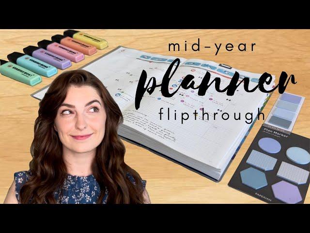 2021 Mid-Year Planner Flipthrough | Chill Vibes & Functional Planning | Take a Note planner