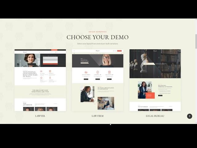 Abogado - Lawyer Firm and Legal Bureau WordPress Theme business law