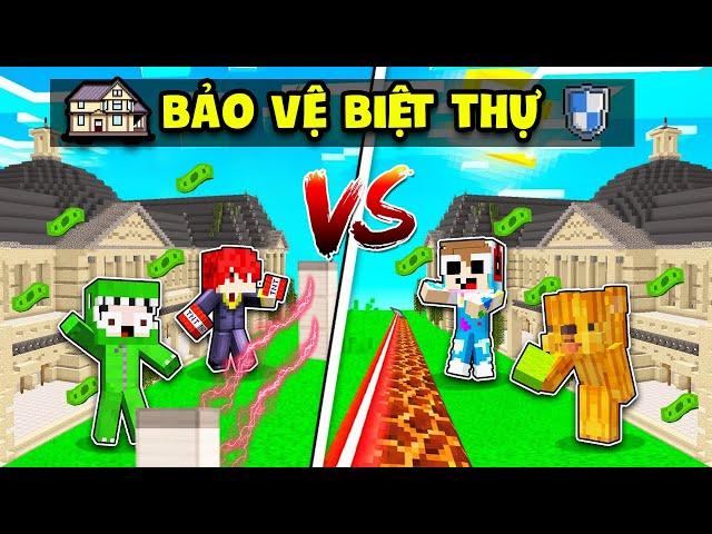 KHANGG BEDWARS THỬ THÁCH 24H ĐẠI CHIẾN BẢO VỆ BIỆT THỰ MINECRAFT ?? *KHANGG XÂY BẪY TROLL NOOB TEAM