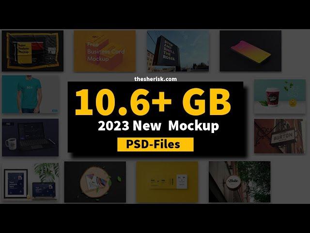 New PSD Mockup Mega Bundle For Photoshop |2023 New PSD Mockup Templates|